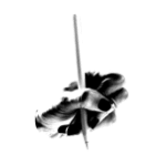 A hand with a pencil.