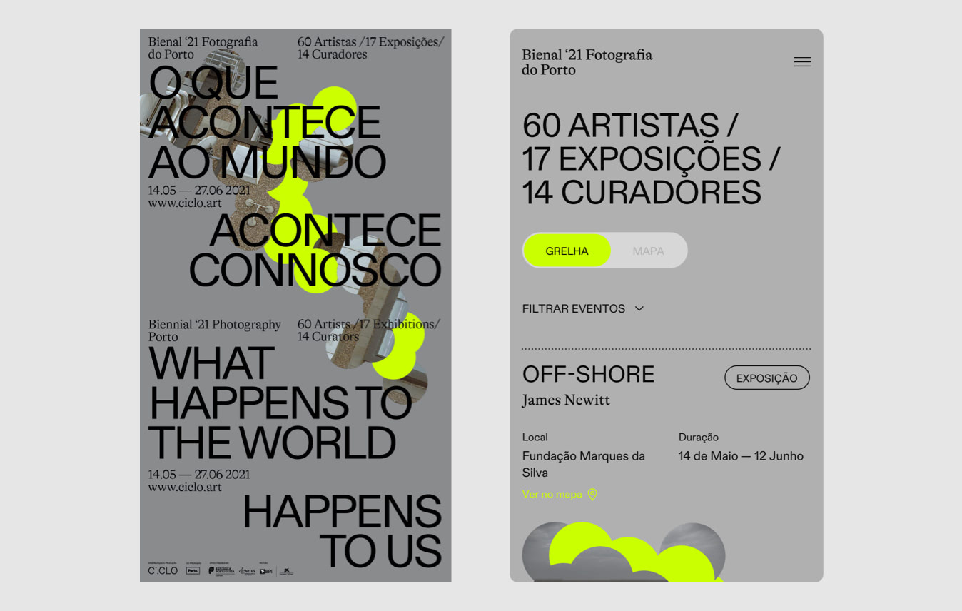 Composition of two vertical image with similar content and visual aspect.