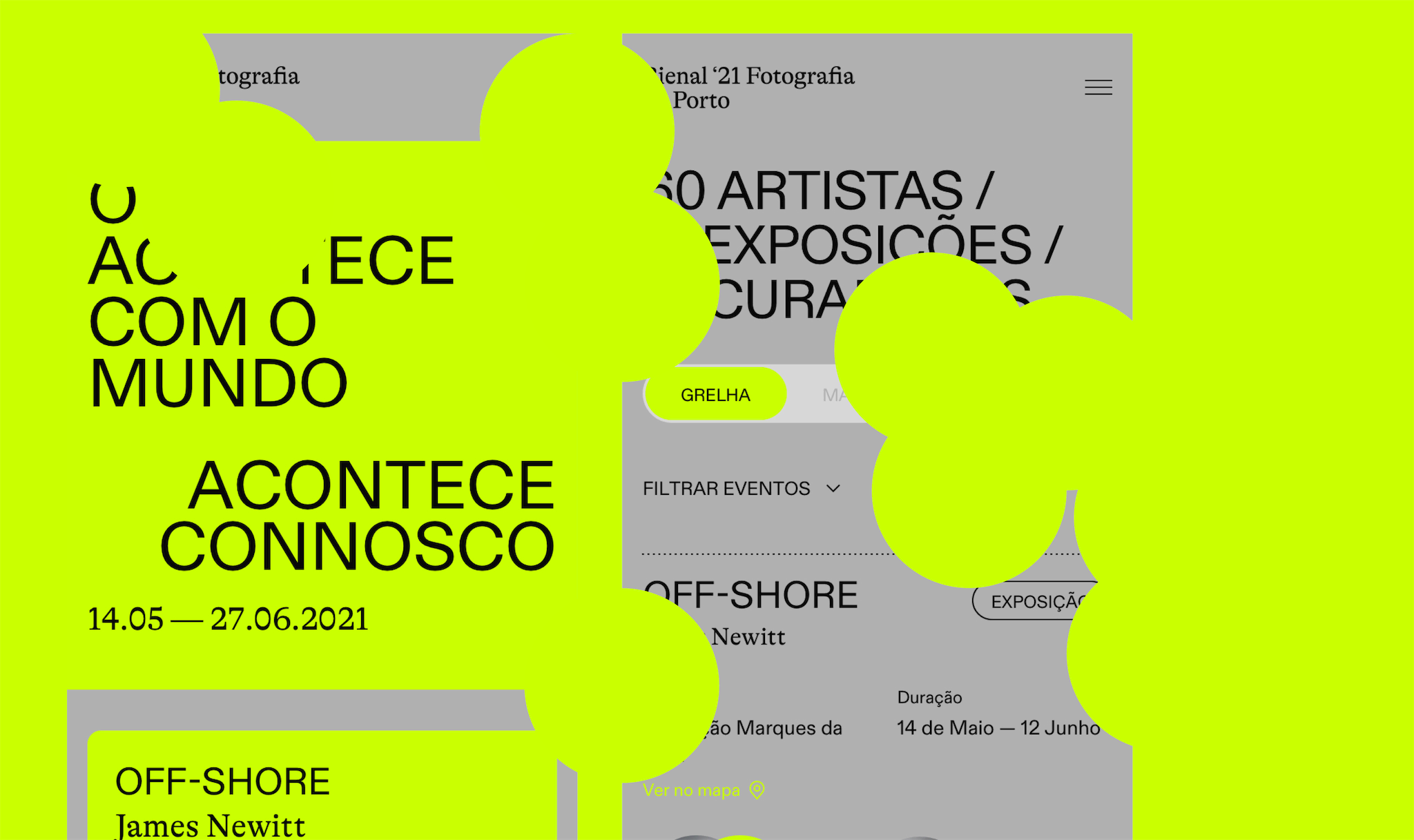 Composition of two mobile layouts.